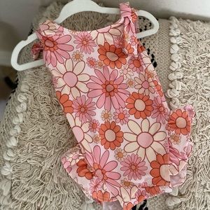 New W/O Tags Sugarplum Lane Retro Flower Swim Suit 0-3 mo